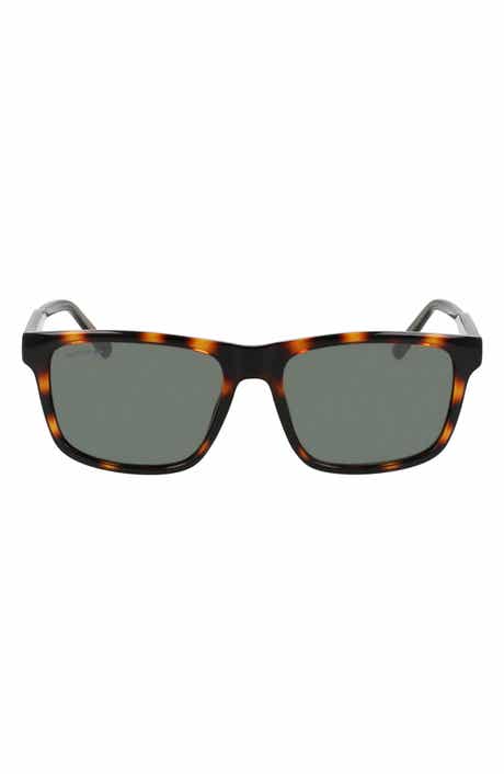 Lacoste Casual Elegance 56mm Rectangular Sunglasses
