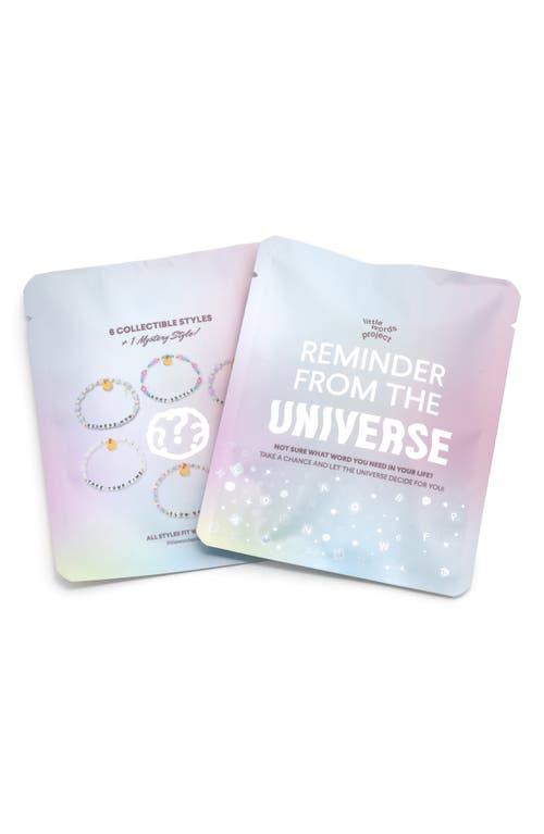 Little Words Project Reminder From The Universe Mystery Bag In White