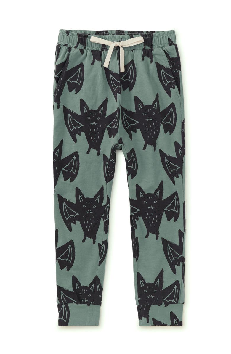 Tea Collection Stretchy Everyday Joggers, Main, color, Fly By Night Bats