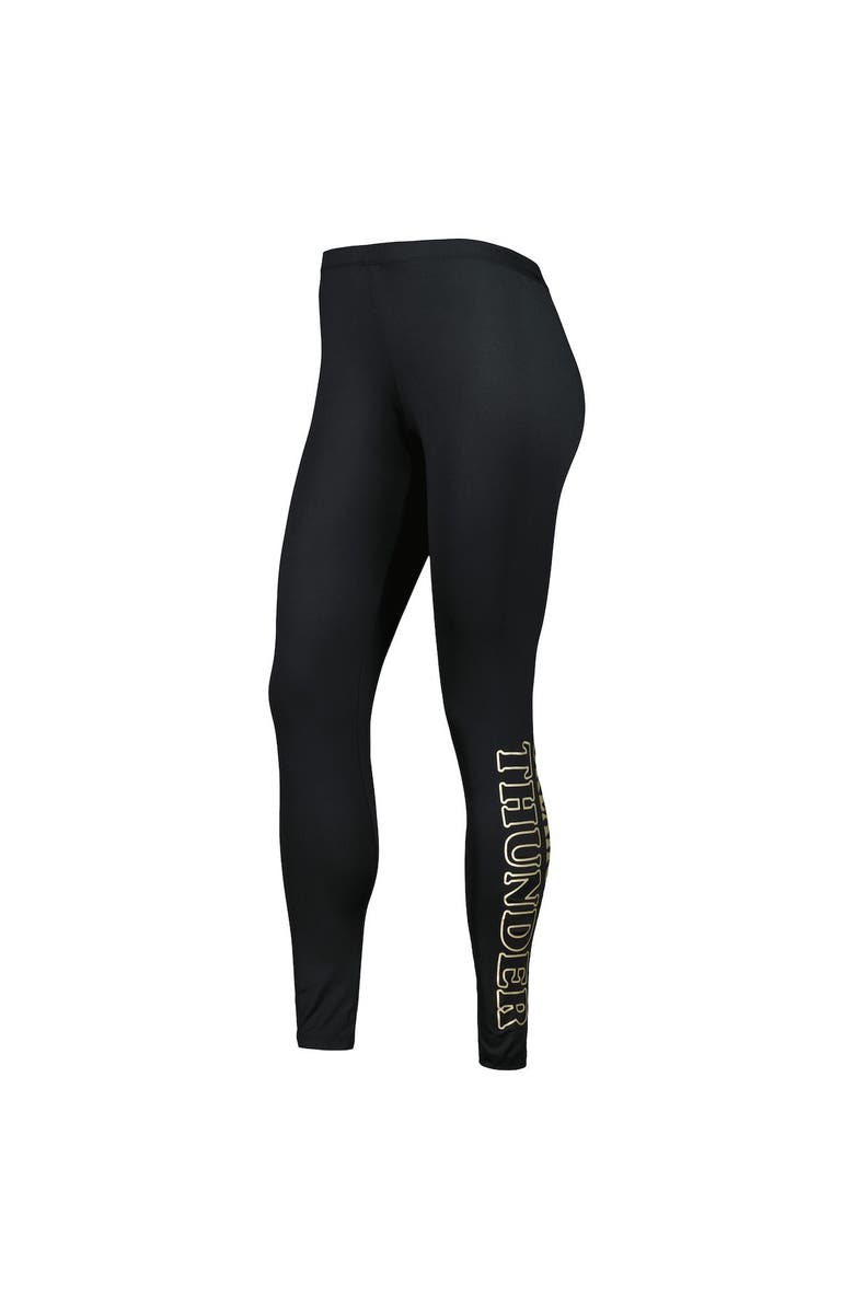 G-III 4HER BY CARL BANKS Women's G-III 4Her by Carl Banks Black Oklahoma City Thunder Stadium Leggings, Alternate, color, 