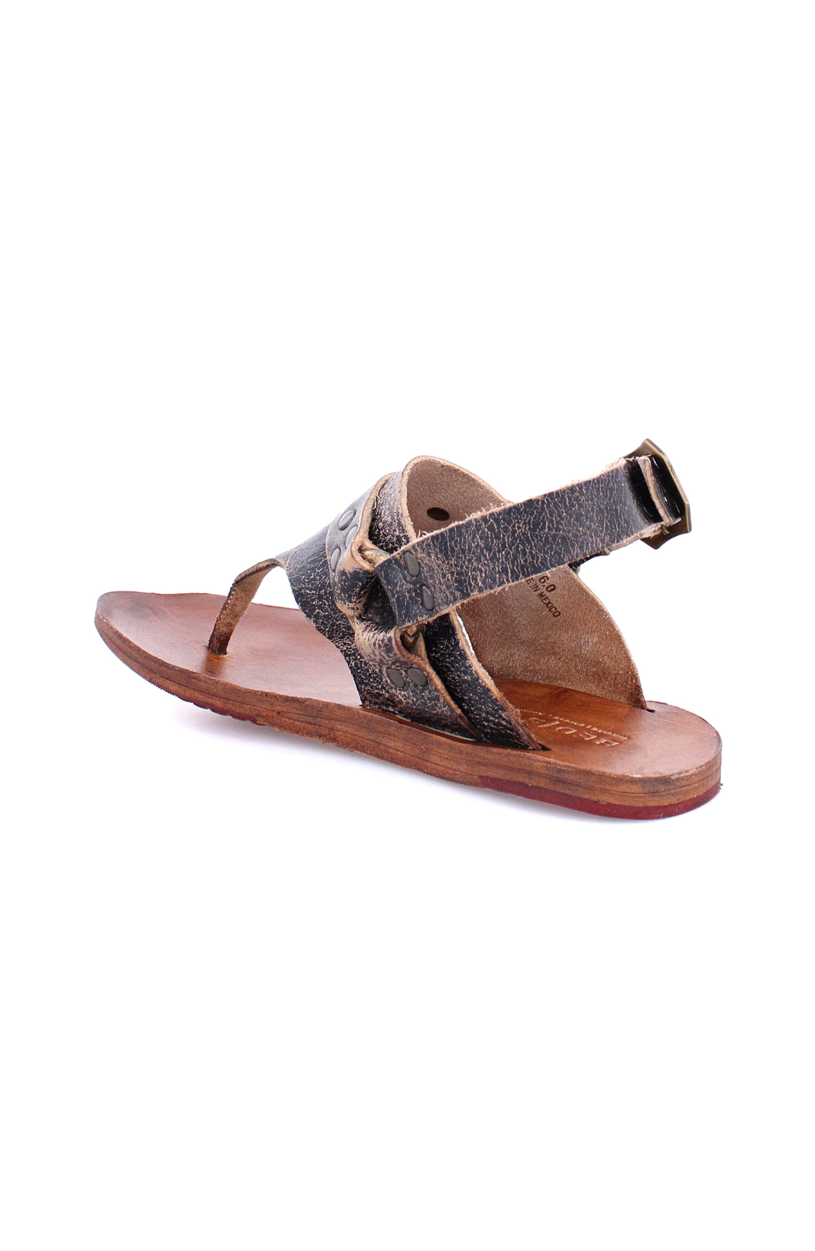 Bed Stu Callista Artisan Sandal, Alternate, color, Black Lux