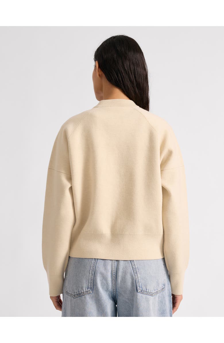 Albaray Knitted Bomber Jacket, Alternate, color, Cream