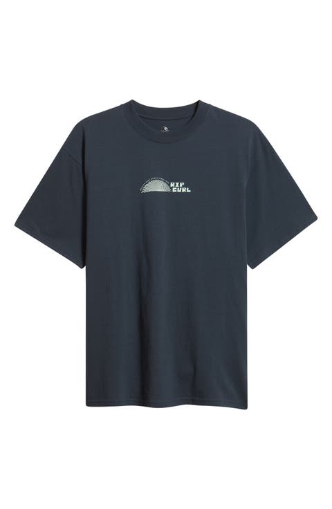 Thumb Print Cotton Jersey Graphic T-Shirt