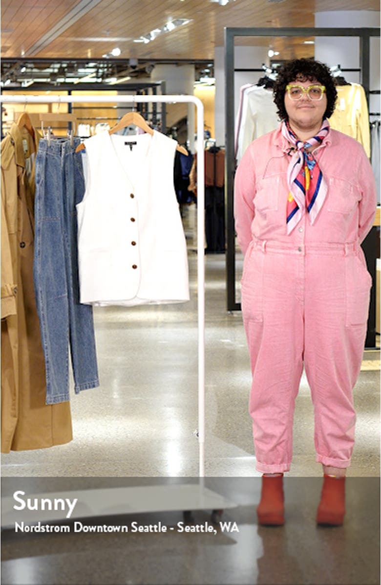 Linen Blend Vest, sales video thumbnail