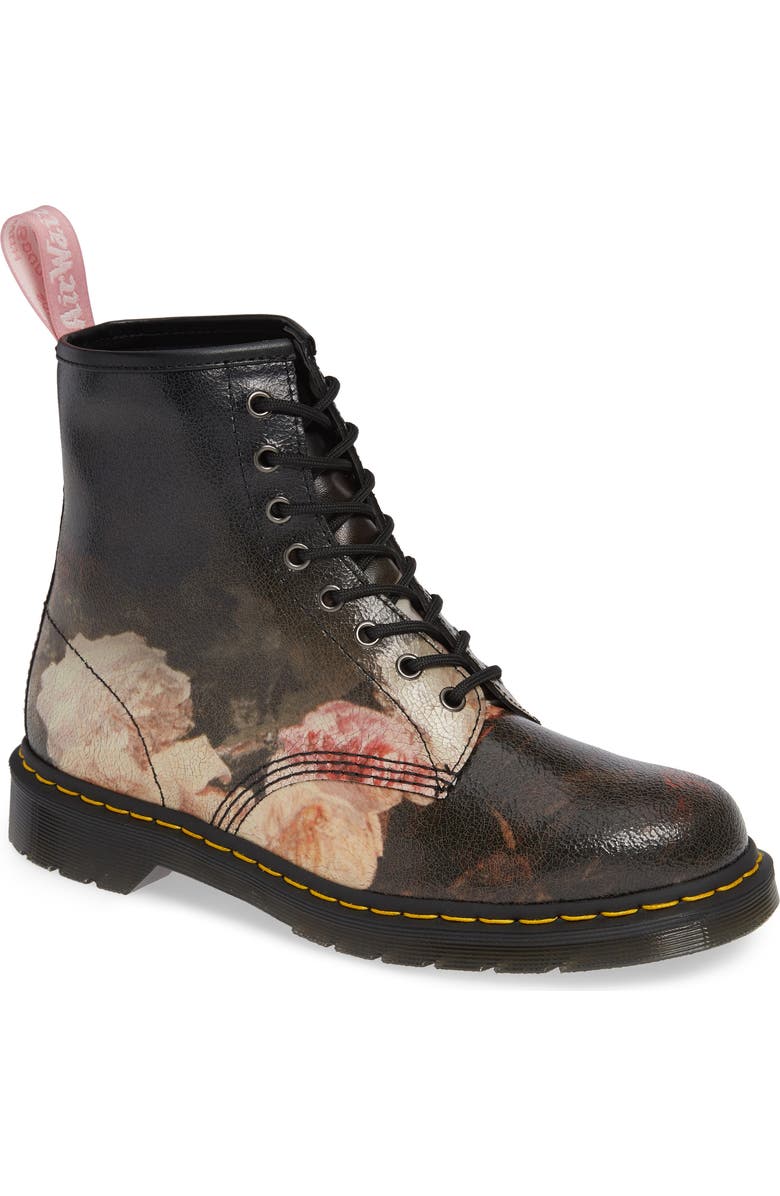 Dr. Martens 1460 Power Floral Leather Boot, Main, color,