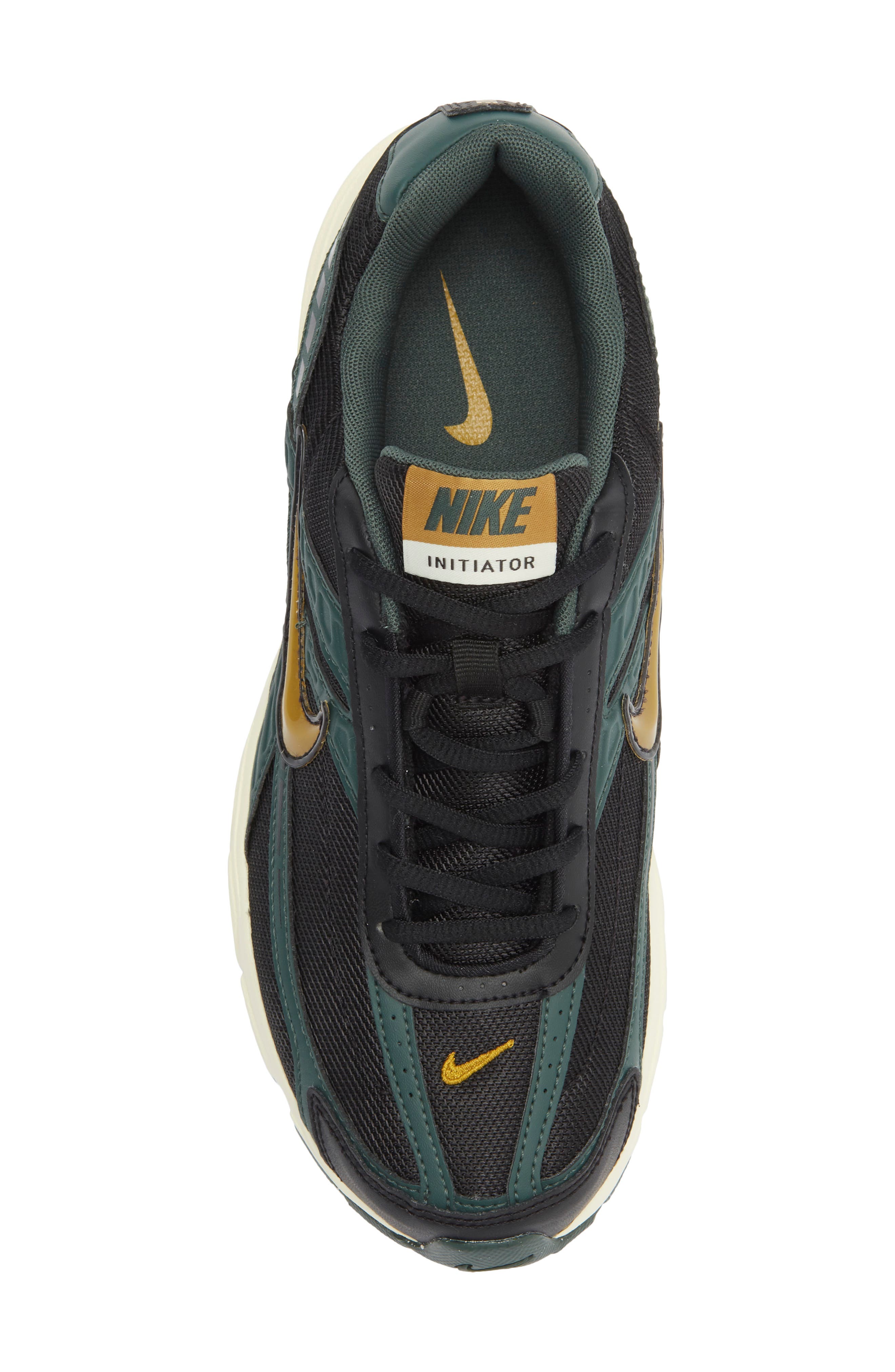 Initiator Running Shoe, Alternate, color, BLACK/ GREEN/ MILK/ BRONZINE