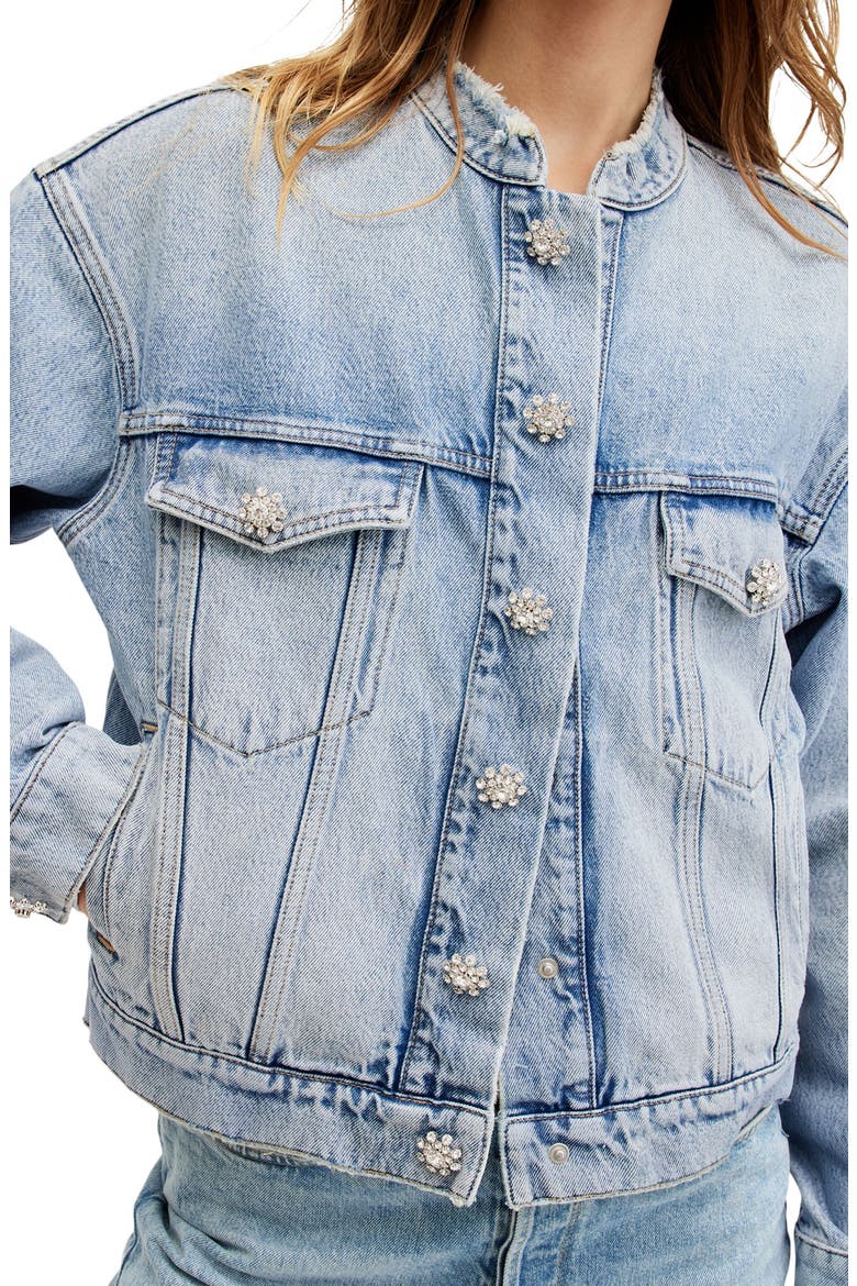Bella Denim Jacket, Alternate, color, LIGHT INDIGO