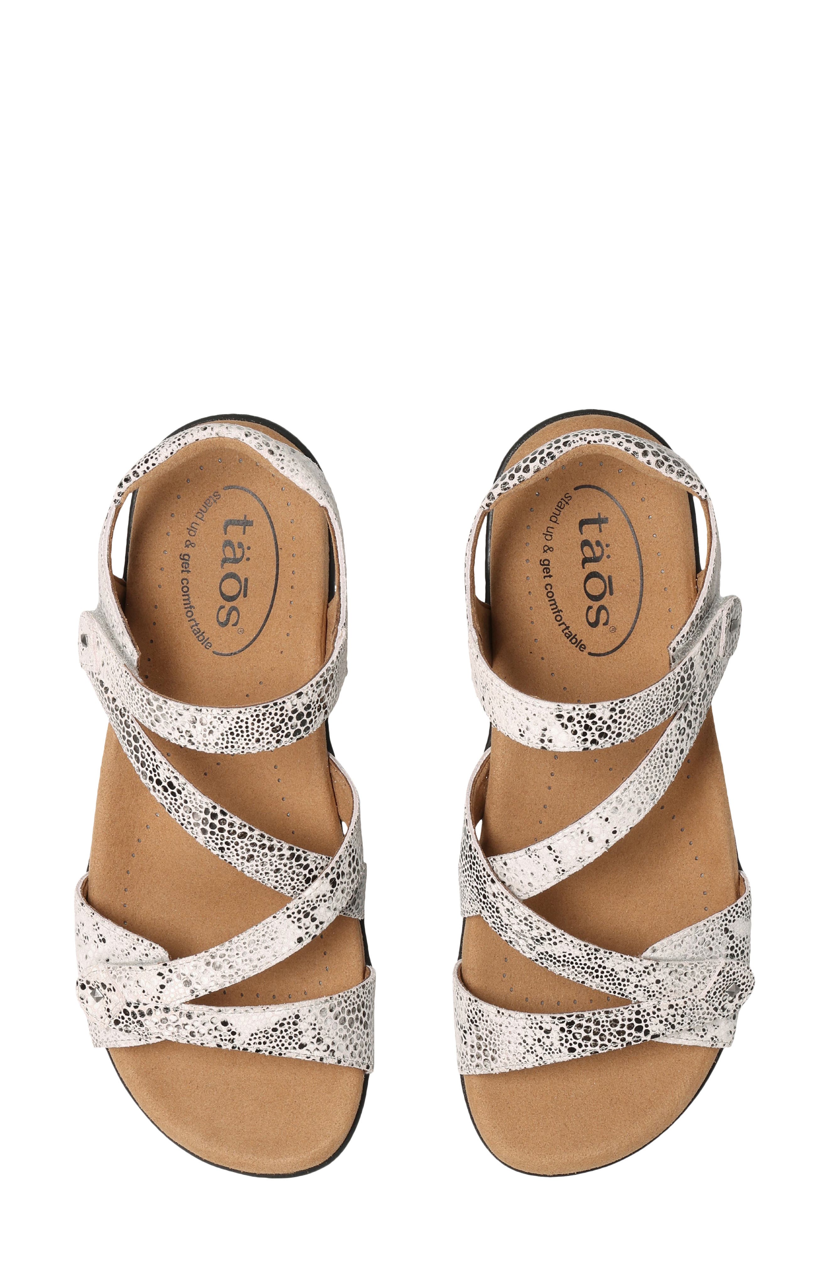 Big Time Ankle Strap Sandal, Alternate, color, GREY SNAKE