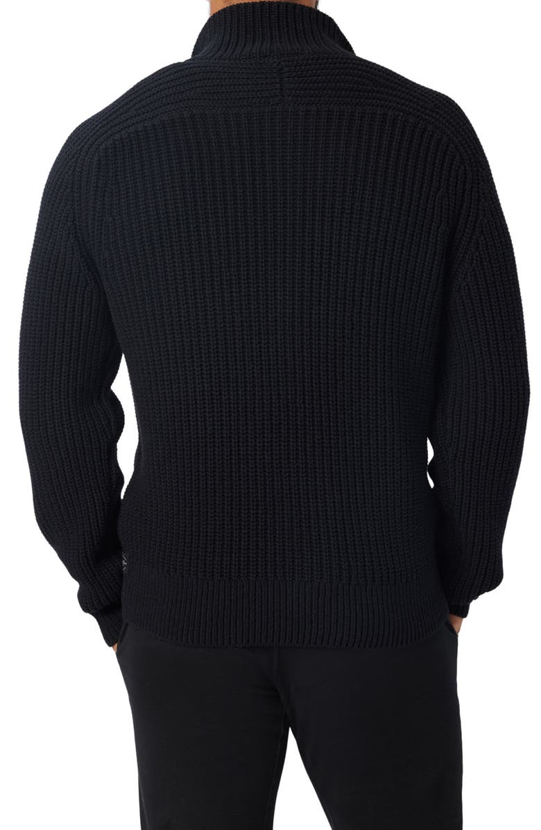 Good Man Brand Organic Cotton & Cashmere Zip Cardigan, Alternate, color, 