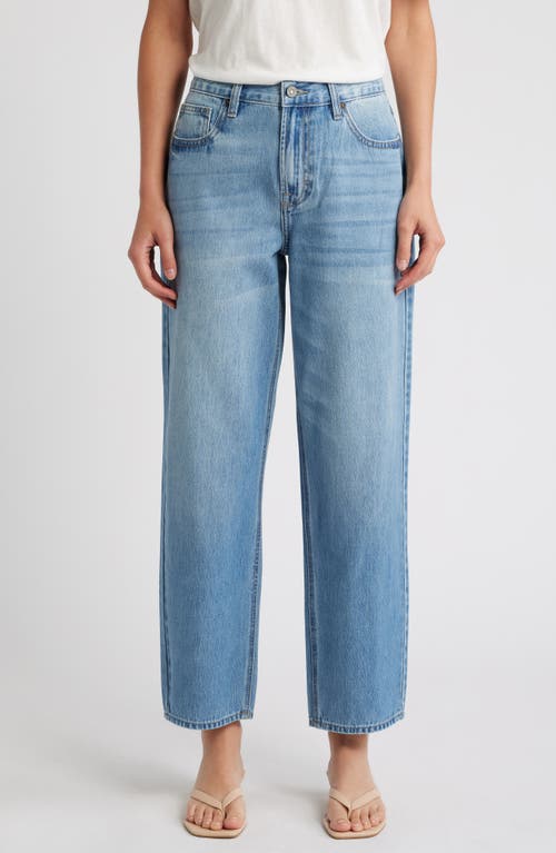 HIDDEN JEANS Relaxed Straight Leg Boyfriend Jeans in Medium Wash 