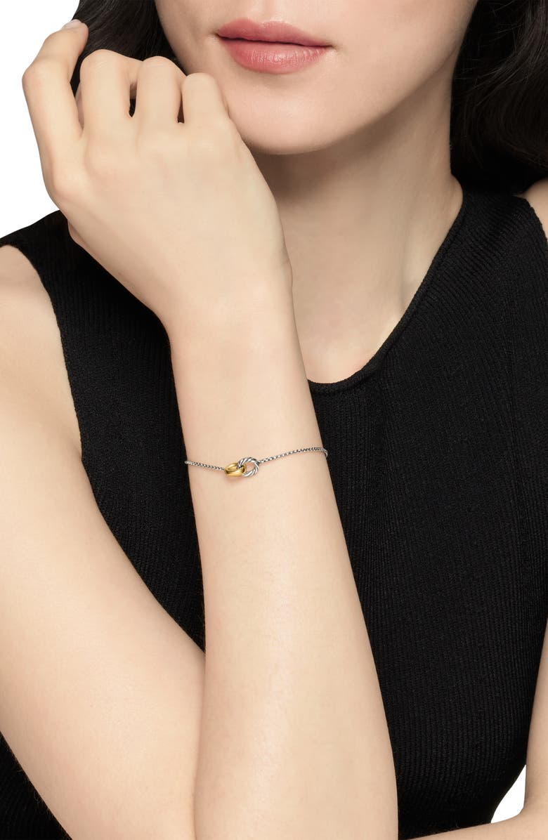 Petite Cable Linked Hoop Bracelet