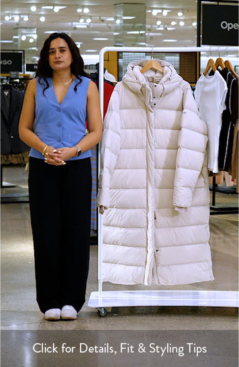 Amaze Puff Long Hooded Jacket, sales video thumbnail