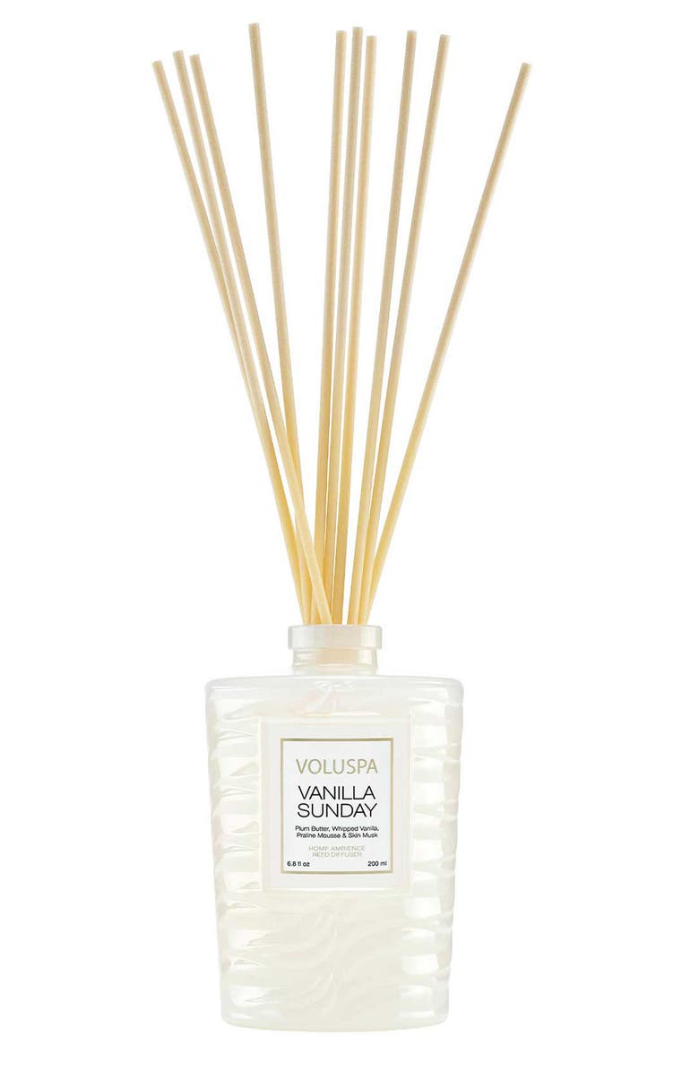 Voluspa Vanilla Sunday Reed Diffuser, Main, color, 