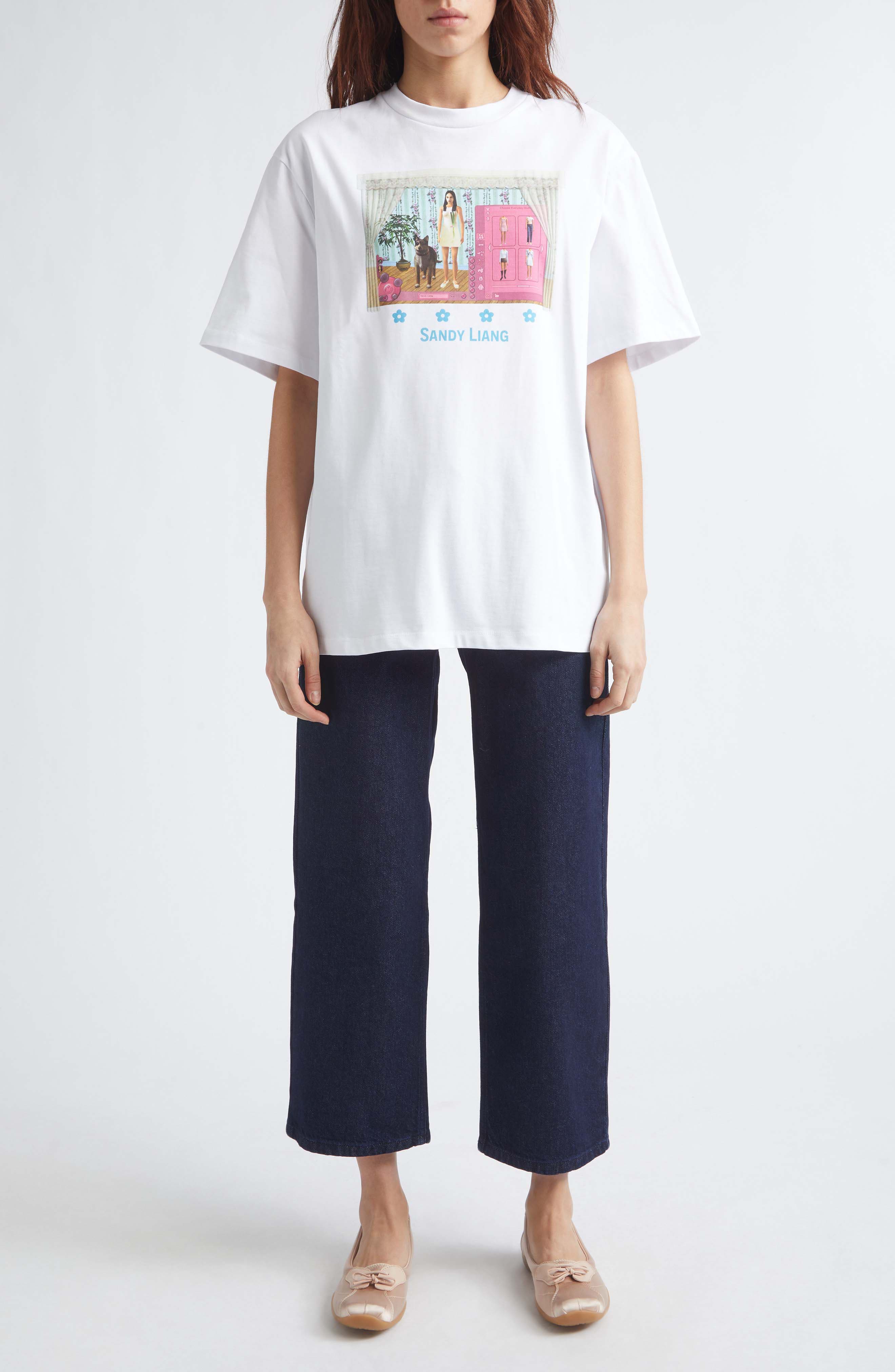 Simi Boxy Graphic T-Shirt - image 2
