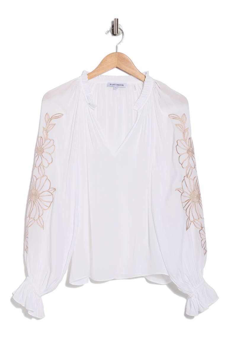 Sakura Woven Top, Alternate, color, IVORY