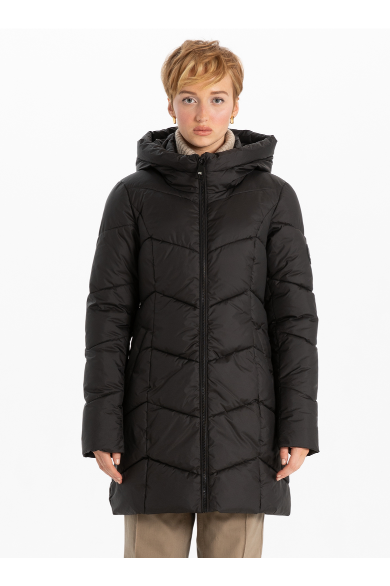 CLASSIC LONG PUFFER DESIGN, Main, color, Black