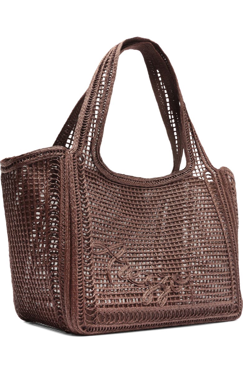 Arezzo Large Isla Shopping Bag, Alternate, color, New Cocoa/ New Cocoa