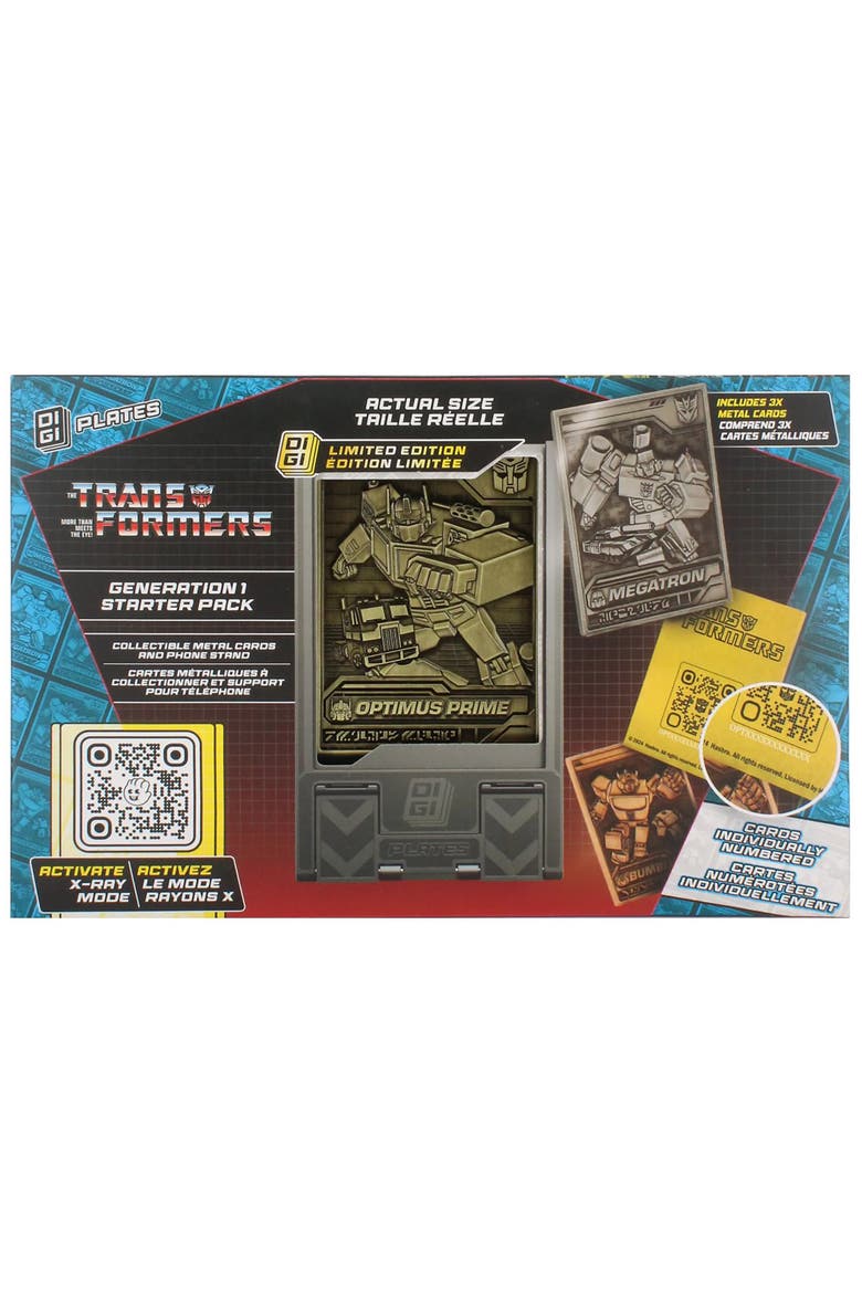 Digiplate Starter Pack Transformers Generation 1 3, Main, color, Multicolored