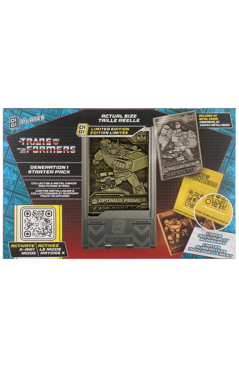 Exquisite Gaming Digiplate Starter Pack Transformers Generation 1 3, Main, color, Multicolored