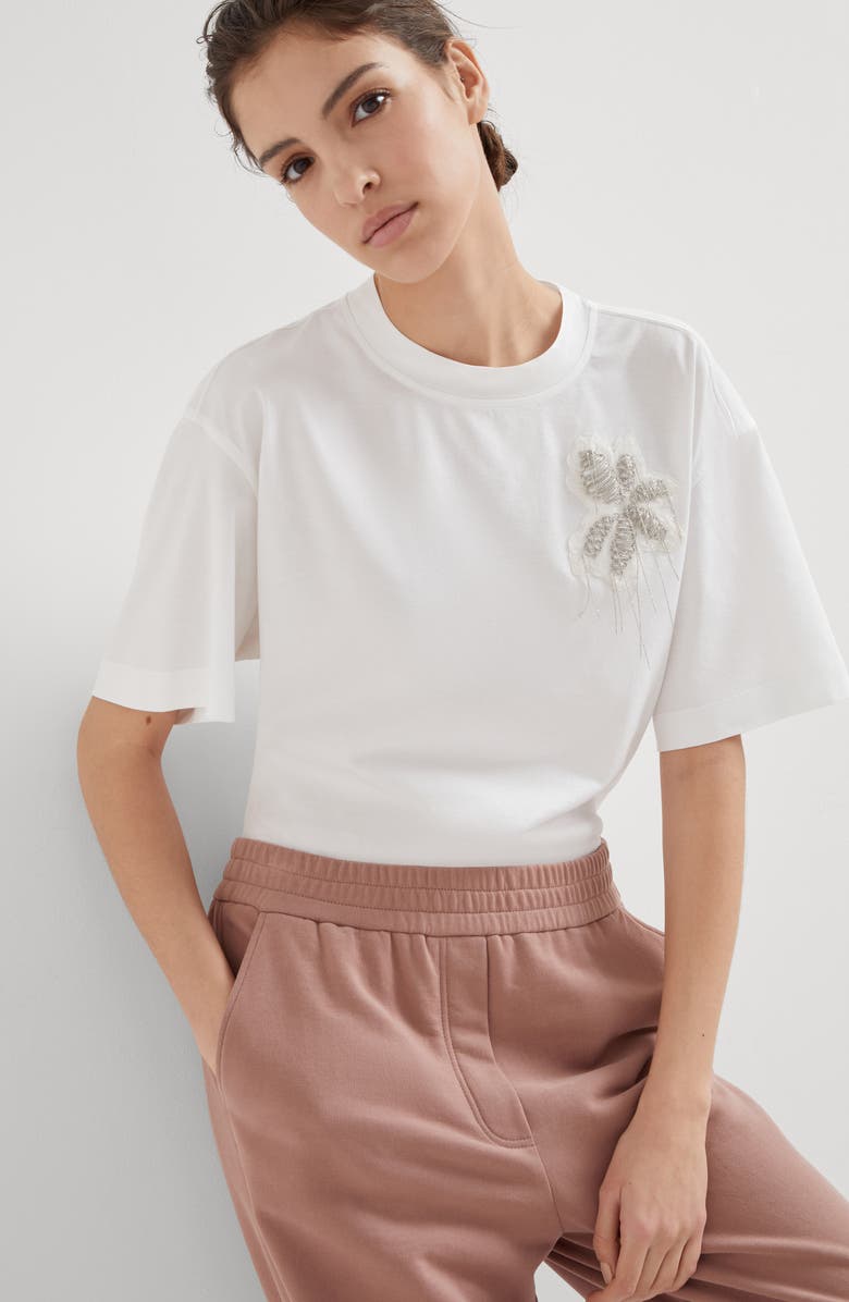 Brunello Cucinelli Jersey T-shirt, Alternate, color, 