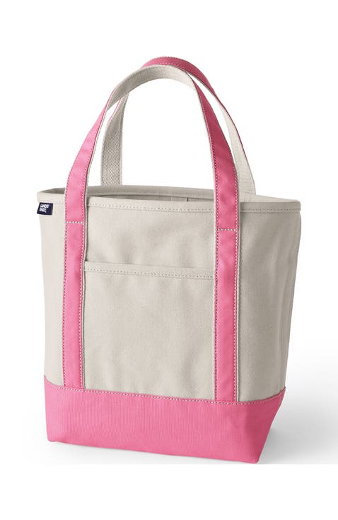 Open Top Canvas Tote Bag