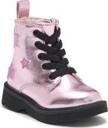 Harper Canyon Kids' Valor Star Faux Leather Combat Boot