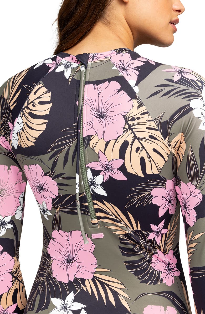 Roxy Pro the Overhead Long Sleeve One-Piece Swimsuit, Alternate, color,