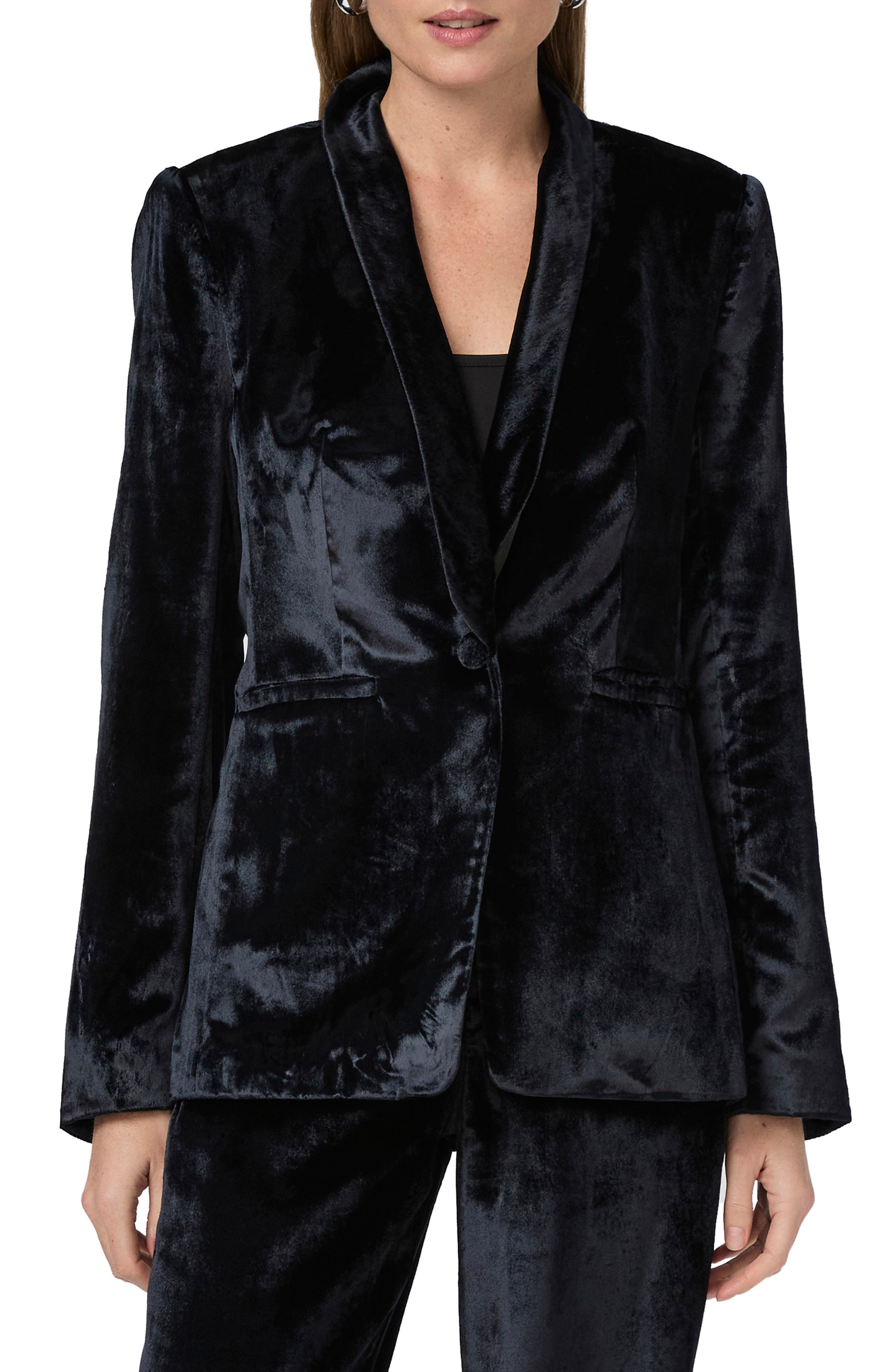 PAIGE Kriselle Velvet Blazer