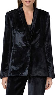 PAIGE Kriselle Velvet Blazer