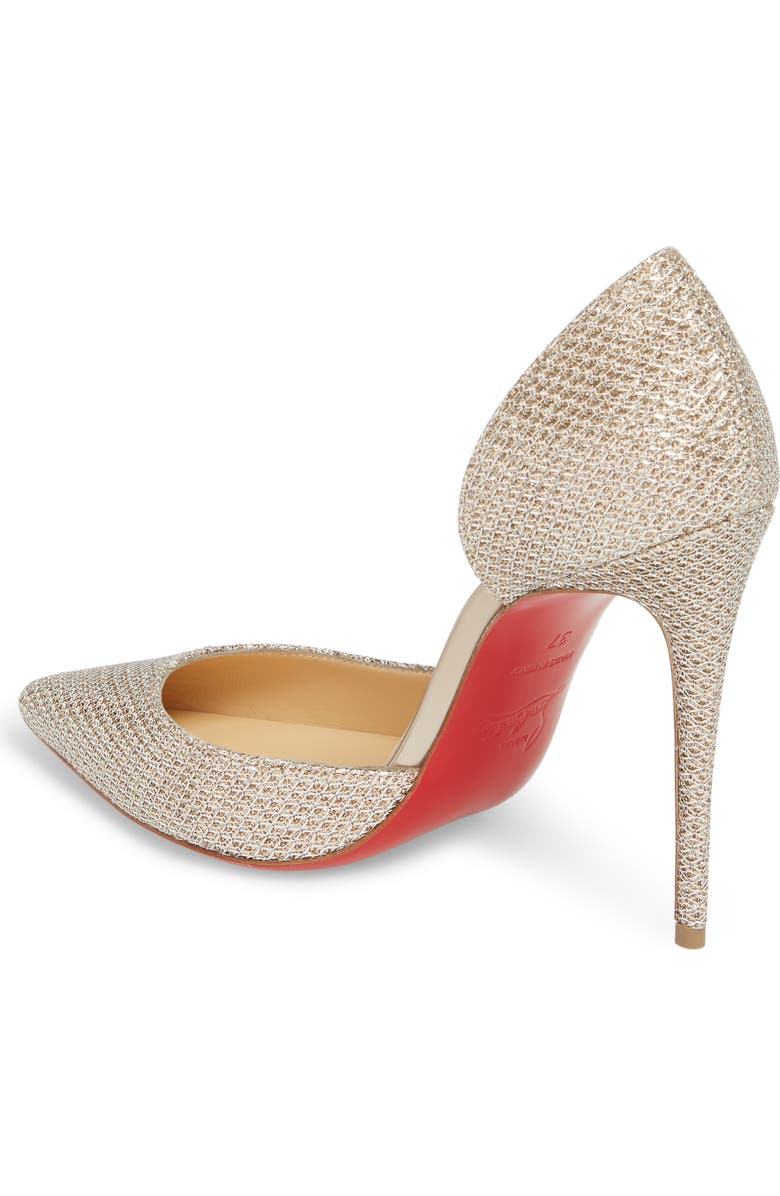 Christian Louboutin Iriza Half d'Orsay Pump, Alternate, color,
