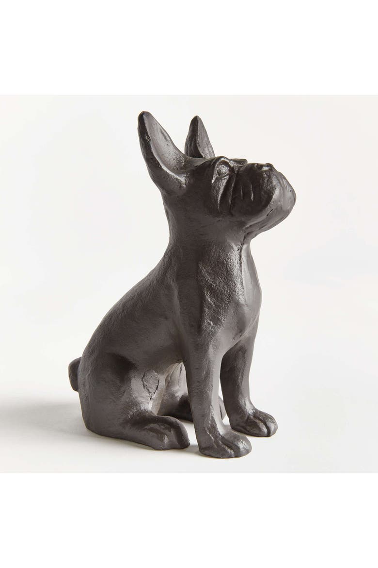 Good Boy Dog Sculpture, Alternate, color, Black