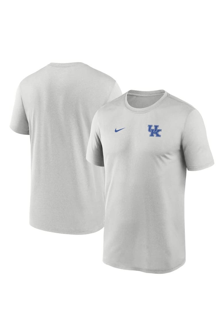 Men's Nike Gray Kentucky Wildcats 2025 Sideline Small Logo Legend Performance T-Shirt, Main, color, Gray