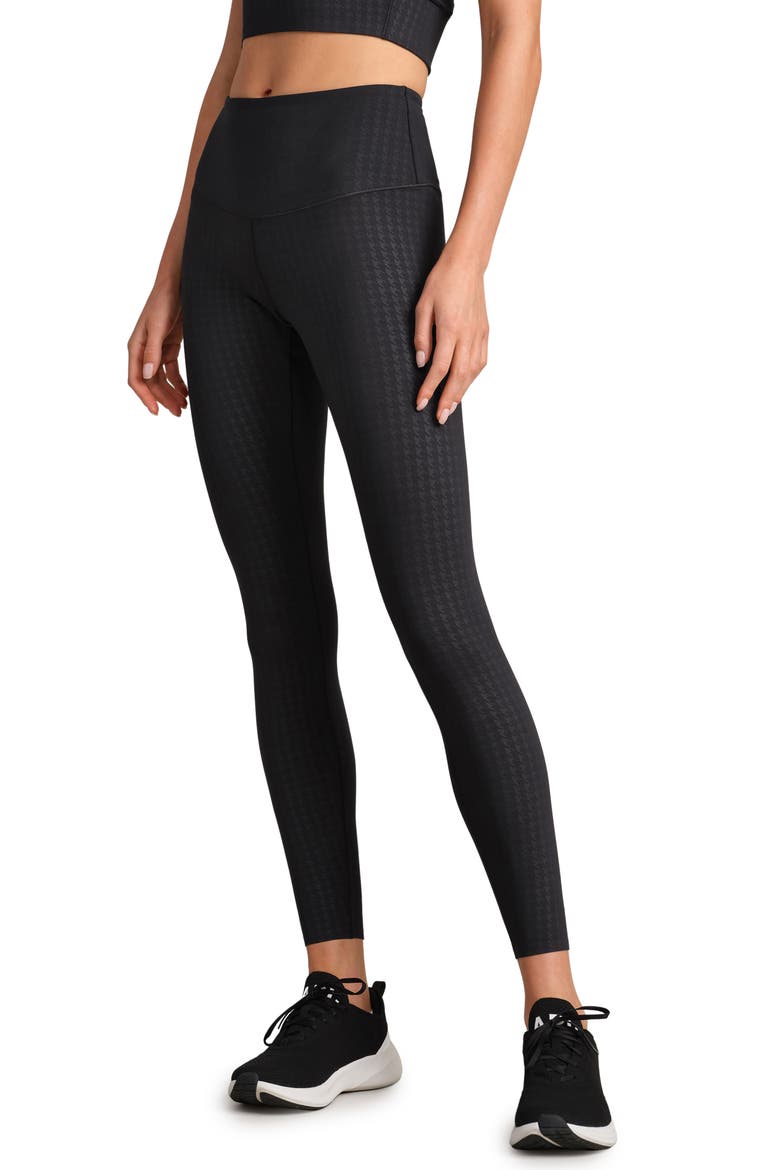 Revive 7/8 Leggings, Main, color, PURE BLACK HOUNDSTOOTH