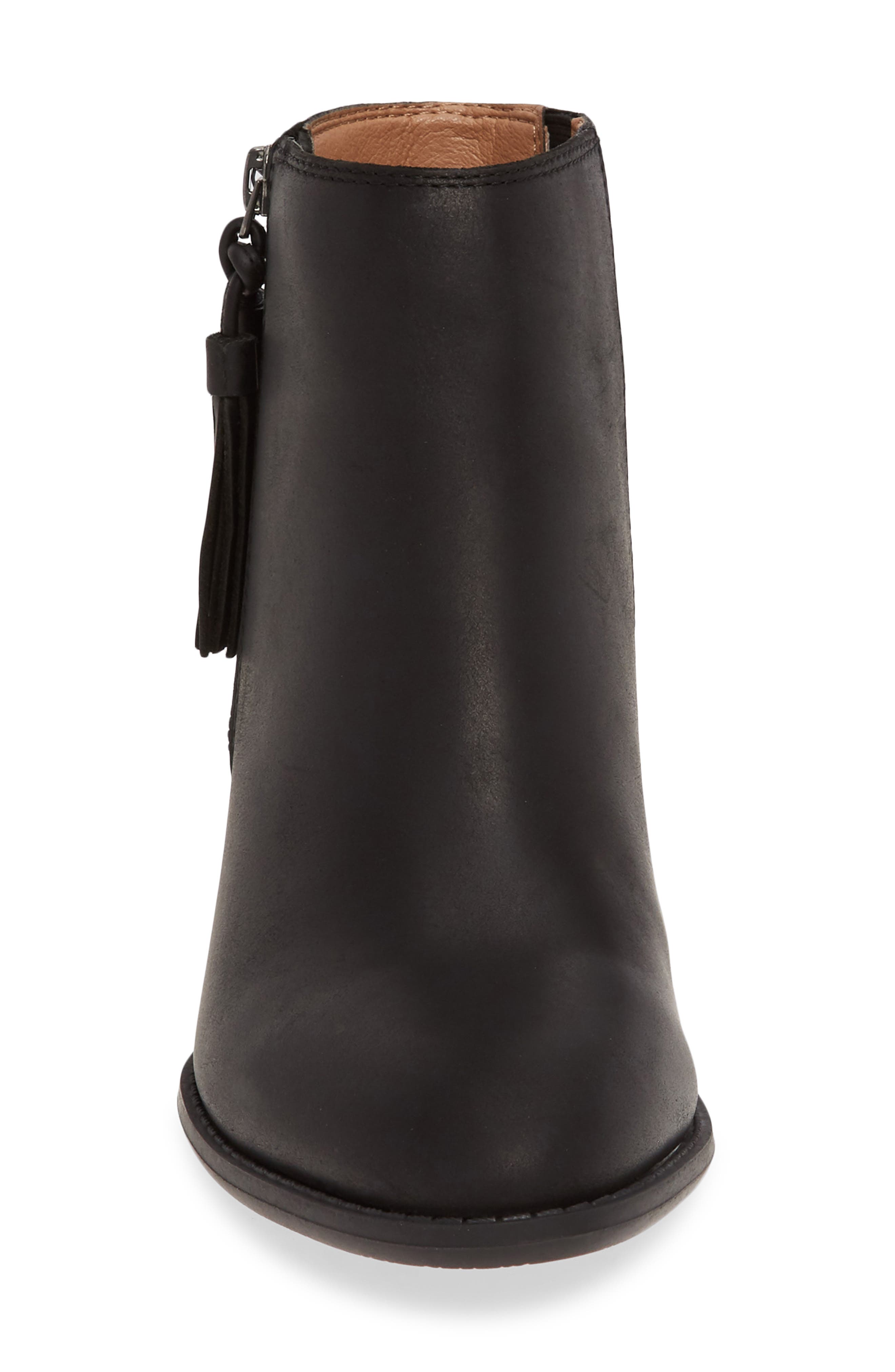 Madeline Bootie, Alternate, color, BLACK LEATHER