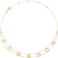 Tory Burch Layered Charm Necklace