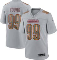 Nike Men's Nike Chase Young Gray Washington Commanders Atmosphere Fashion Game Jersey