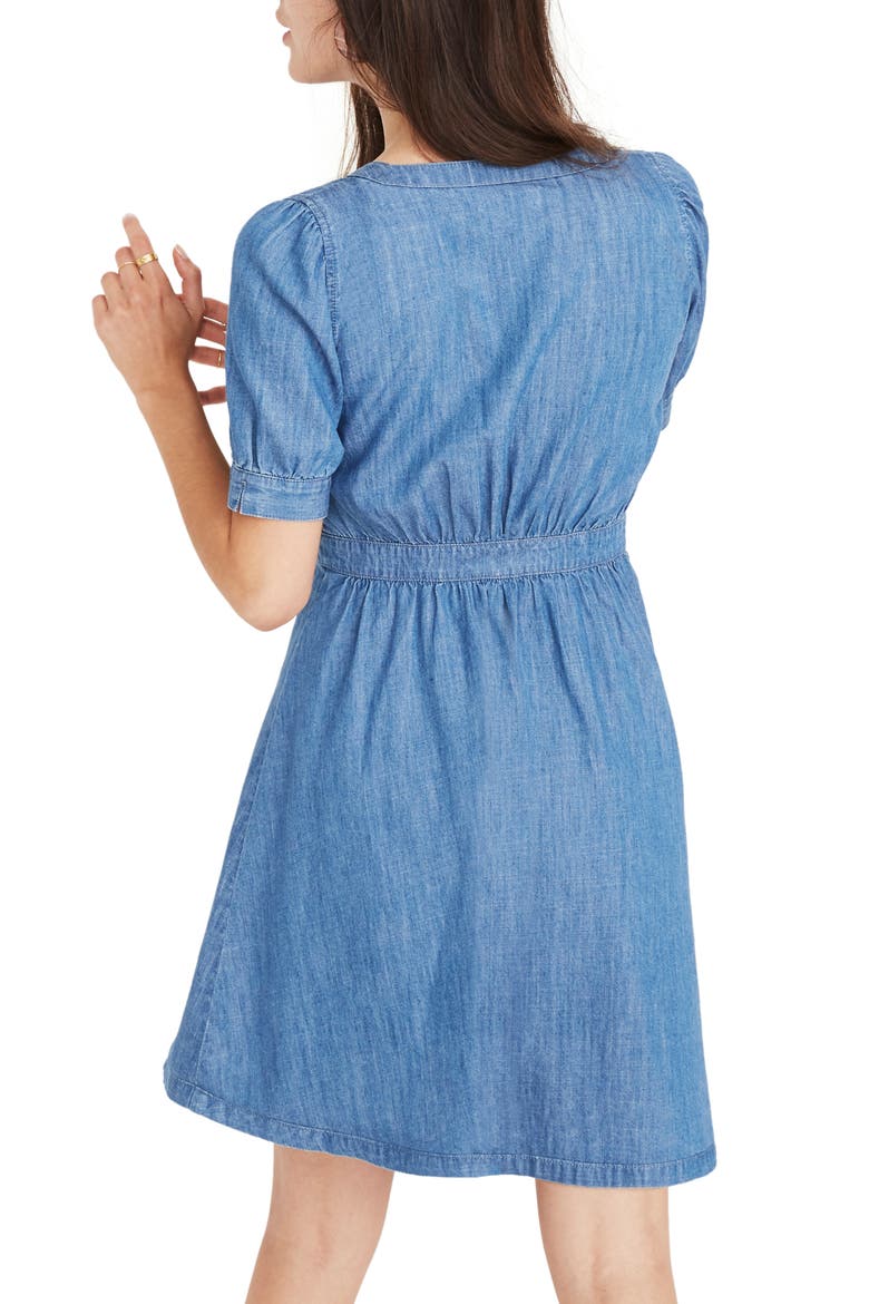 Denim Daylily Dress, Alternate, color, ANNETTA WASH