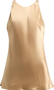 Reformation Saskia Silk Tank Top