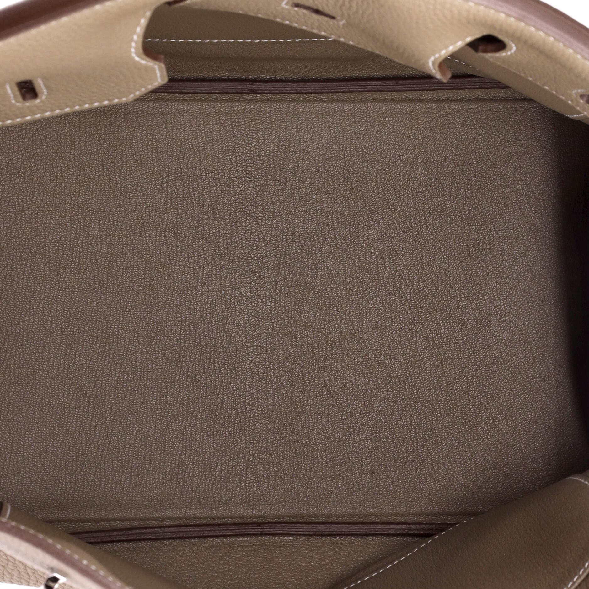 Pre-Owned Hermes Birkin Handbag Grey Togo with Palladium Hardware 35, Alternate, color, 