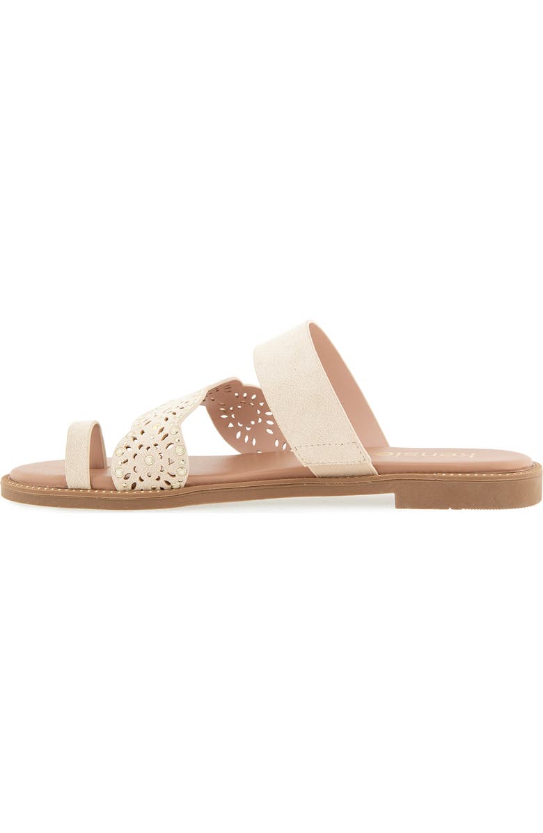Kensie Maddox Toe Loop Sandal, Alternate, color, Off White
