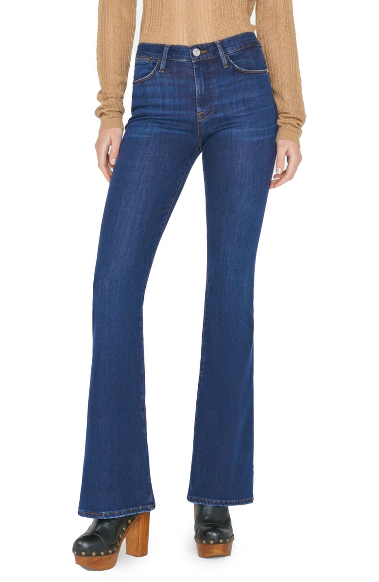 FRAME Le High Waist Flare Jeans, Main, color, Majesty
