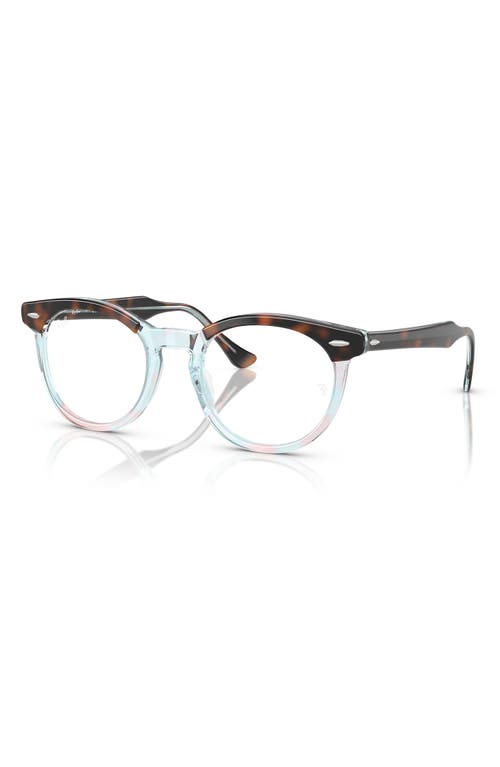 Ray Ban Ray-ban Eagle Eye 51mm Square Optical Glasses In Dk Havana