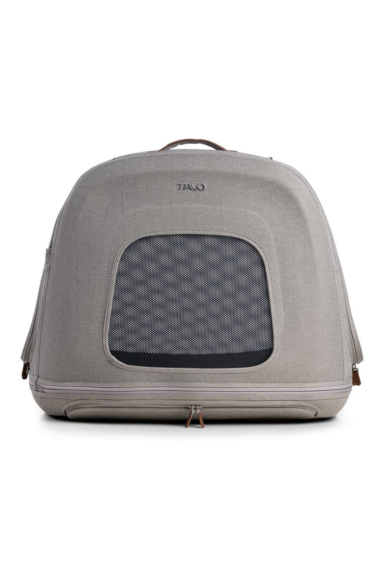 Crispin Pet Travel Crate, Alternate, color, GRAY