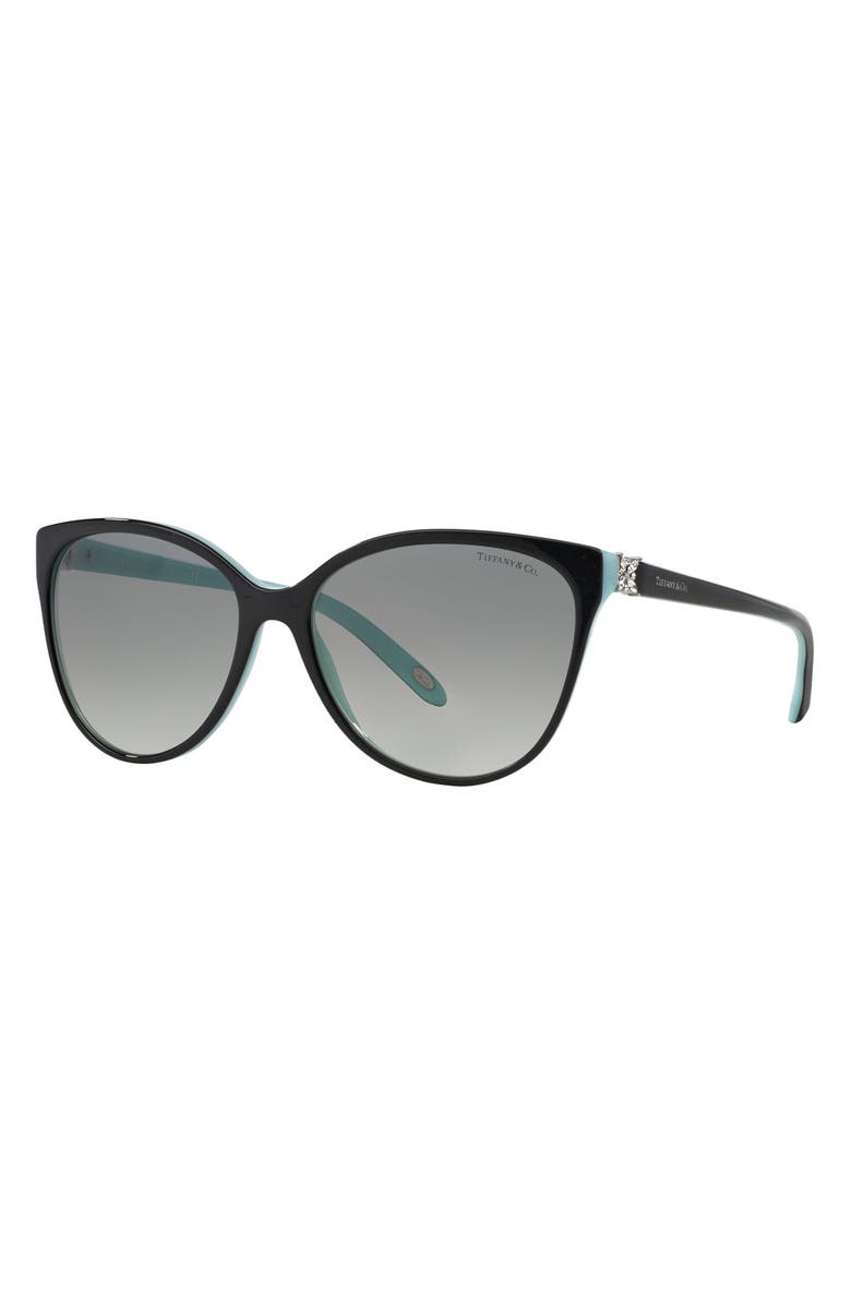 Tiffany & Co. 58mm Gradient Cat Eye Sunglasses, Alternate, color, 
