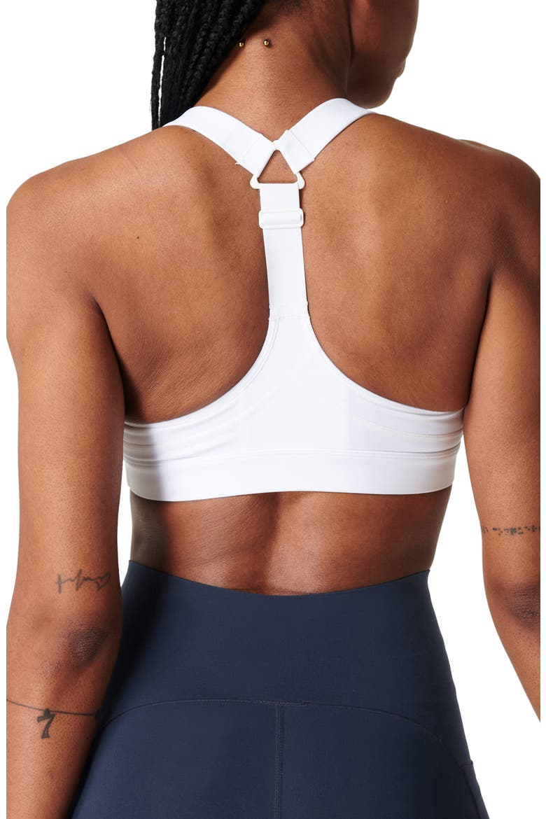 Power Medium Impact Sports Bra, Alternate, color, WHITE