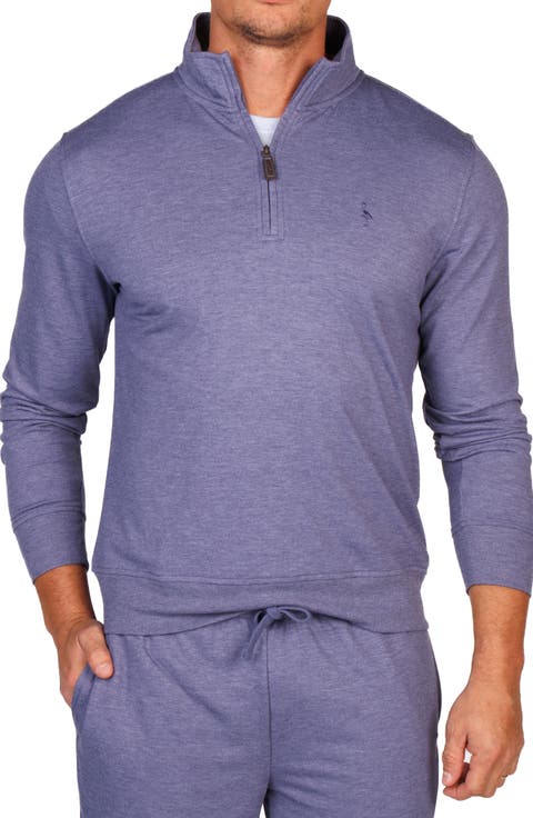 French Terry Quarter Zip Pullover