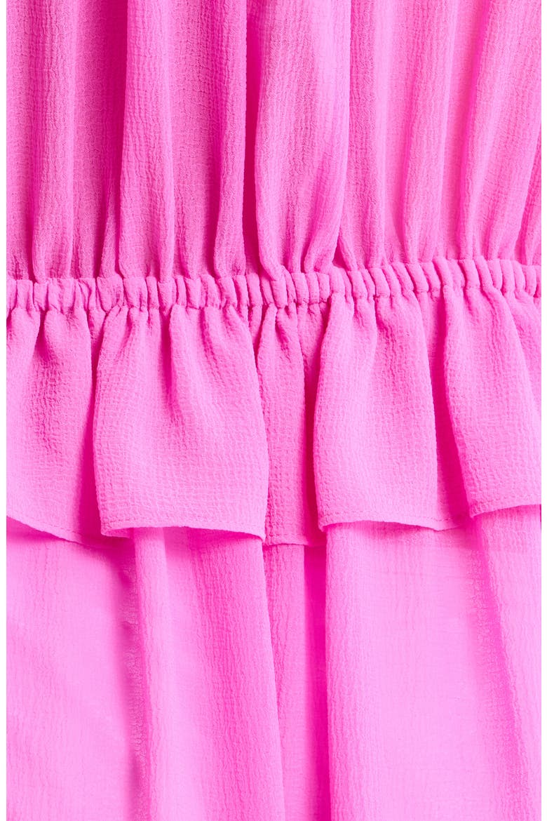 Gwendolyn Lace Trim Cover-Up Minidress, Alternate, color, RADIANT PINK