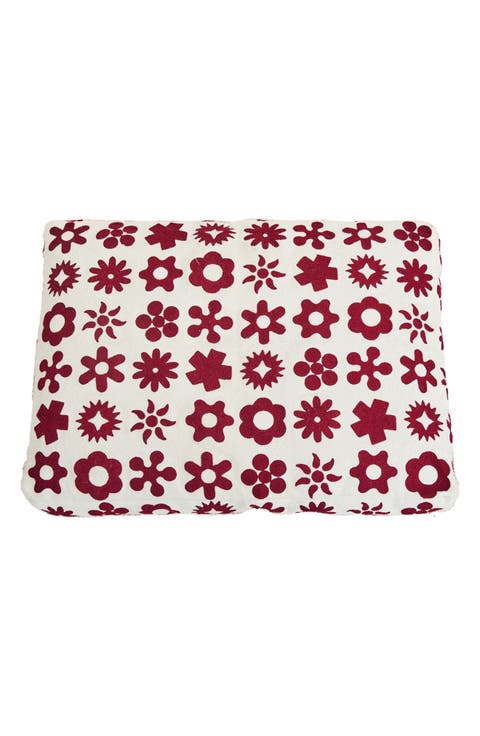 Embroidered Dog Bed