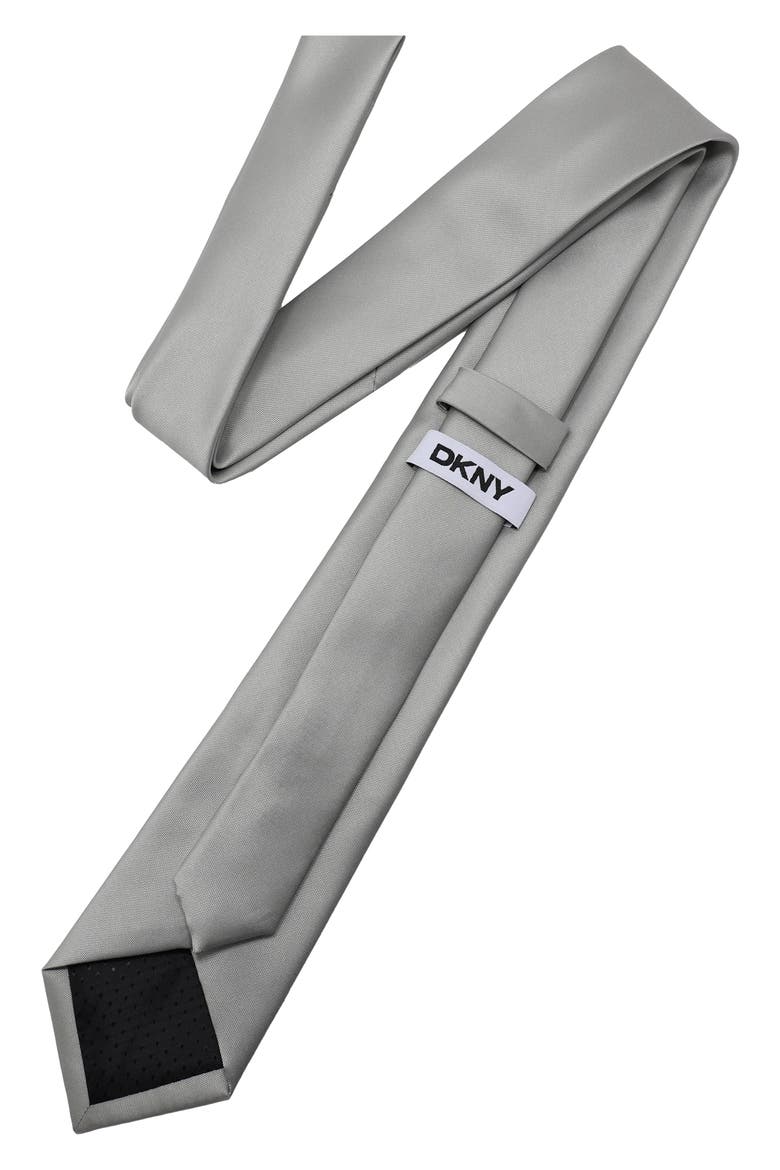 Satin Tie, Alternate, color, SILVER