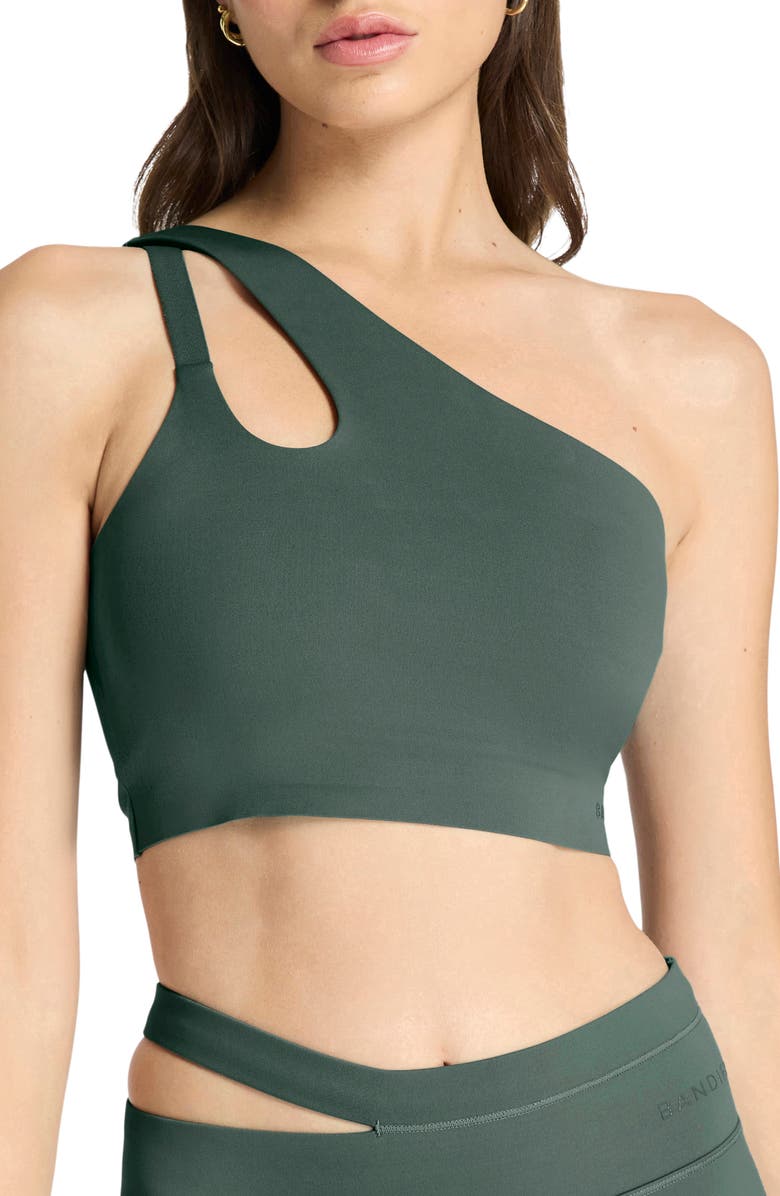 BANDIER Aria One-Shoulder Sports Bra, Main, color,